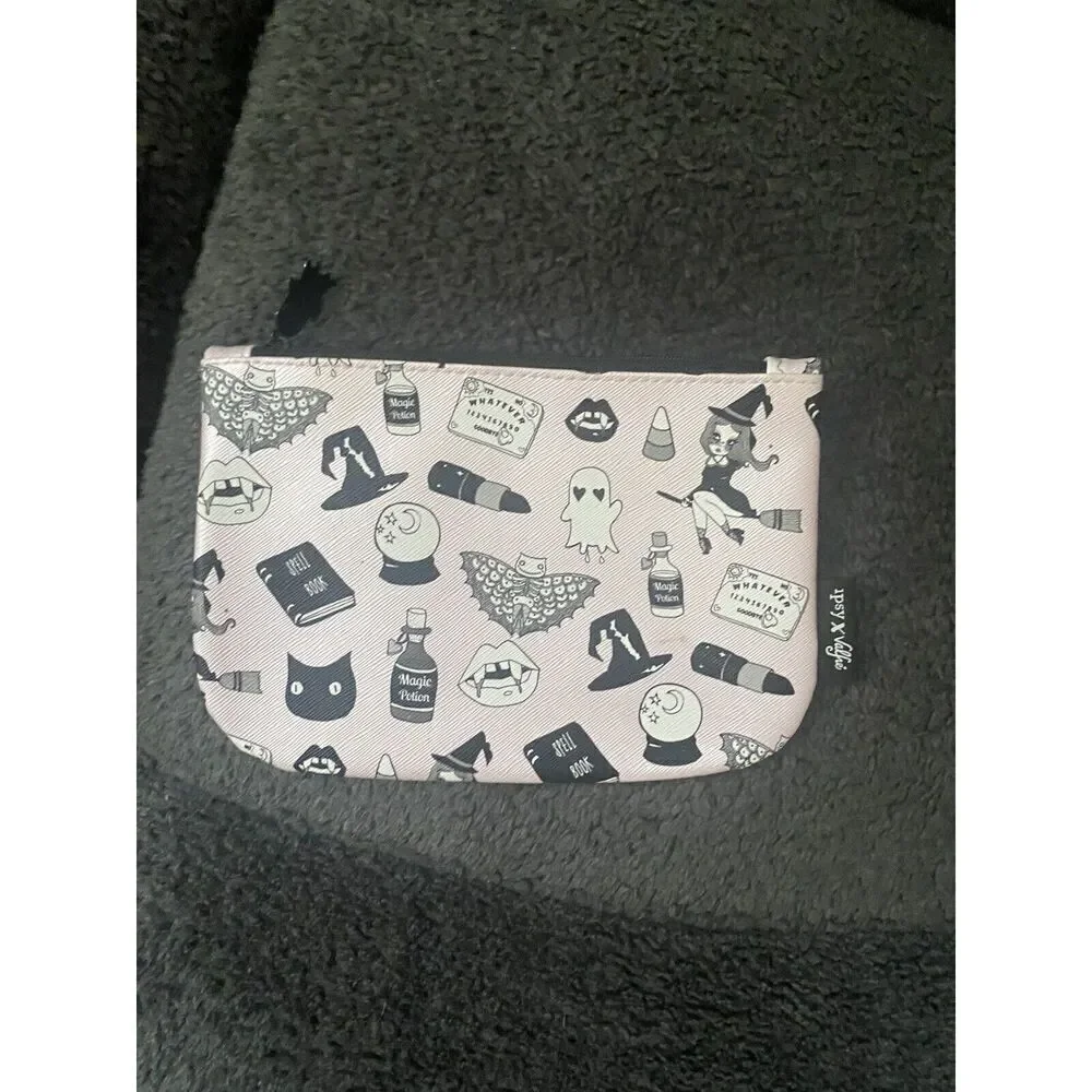 Ipsy x Valfie Makeup Bag October 2016 Black Magic Witch Halloween Glam Zip